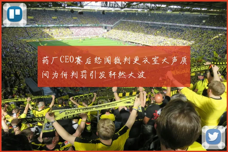 药厂CEO赛后怒闯裁判更衣室大声质问为何判罚引发轩然大波